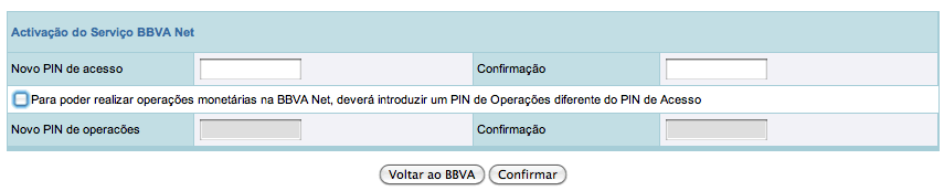Homebanking BBVA