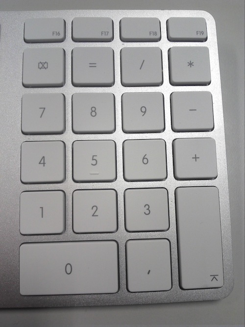 Teclado numérico Apple